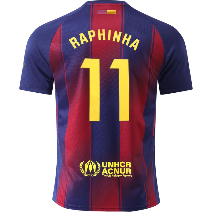 Подарунковий набір дитячої футбольної майки та шортів Raphinha Home з шкарпетками 2025/2026, розміри для підлітків, синій, 24/140 (6-7 років)