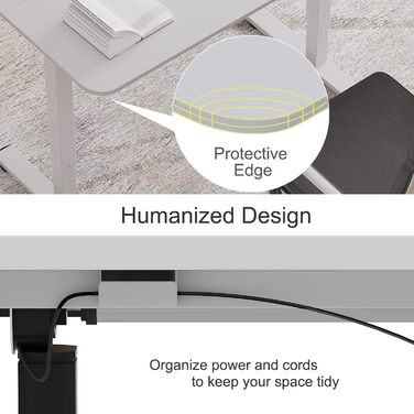 Стіл електричний регульований по висоті Стіл електричний регульований по висоті, ергономічний стіл сидячий-стоячий Стіл стоячий Ре