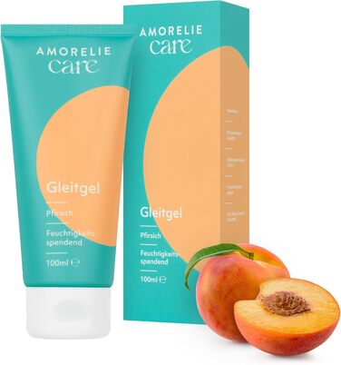 Лубрикант AMORELIE Care, зі смаком персика, 100 мл