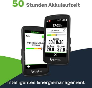 Велокомп&39ютер Bryton Rider S810 з GPS-навігацією та 3,5-дюймовим кольоровим сенсорним екраном, 50-годинним автономним часом, офлайн-картою Європи, покроковою навігацією, водонепроникністю, підключенням ANT/BLE