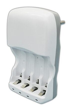 Універсальний зарядний пристрій для нікель-кадмієвих та нікель-металгідридних акумуляторів, сумісний з R-6 та R-03. Ідеально підходить для постійної готовності ваших пристроїв та оптимізації їхньої продуктивності. Надійне живлення завжди під рукою