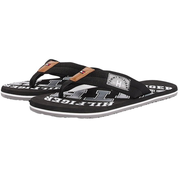 Чоловічі шльопанці Tommy Hilfiger Essential TH Beach Sandals Coat Shoes 43 EU Black