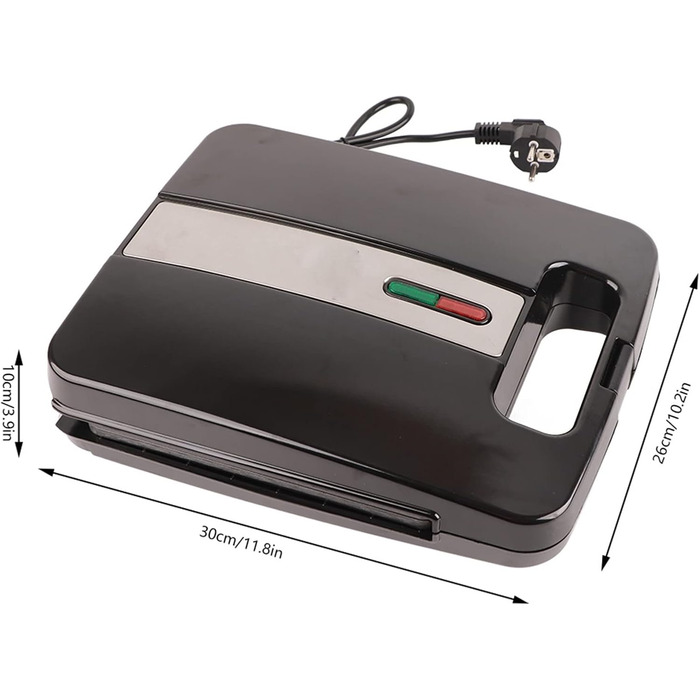 Двосторонній нагрівач 1400 Вт, машина для тортів і печива, кухня, машина для сніданку, машина для горіхів, машина для сніданку, електричний кухонний комбайн, кухонний прилад, вилка ЄС 220-240 В вилка ЄС 220-240 В