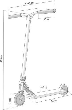 Самокат для фрістайлу Самокат для трюків Командний педальний самокат Самокат кікскротер Самокат для трюків (пропан)