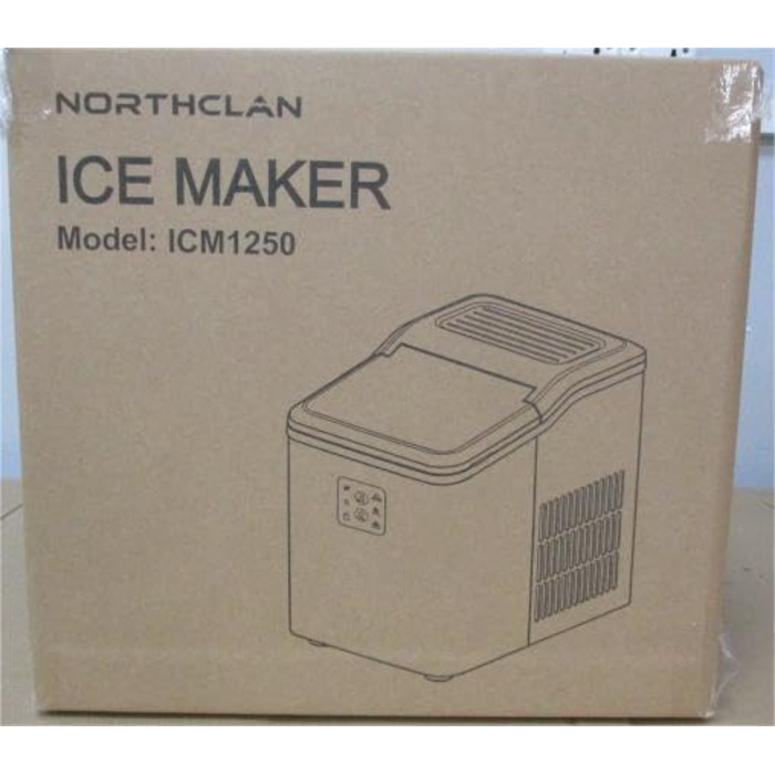 Переможець тесту машини для кубиків льоду 14 кг Льодогенератор Самоочисний льодогенератор, 2 розміри кубиків льоду, час виробництва 6 хв, тиха машина для приготування кубиків льоду до 40 дБ, інфрачервоний датчик, нержавіюча сталь, NORTHCLAN