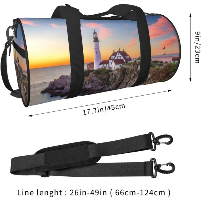 Дорожня сумка Маяк, колекція Прибережні парки, універсальна сумка-вікендер для чоловіків та жінок