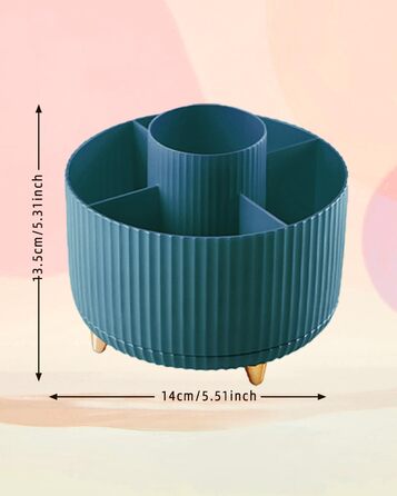 Косметичний органайзер для макіяжу, органайзер для пензлів, що обертається на 360, косметична полиця косметичні органайзери для де