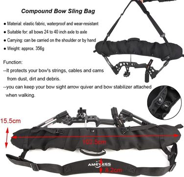 Набір складених луків SHARROW – мисливський лук 30–55 lb, регульований з стрілами, спортивний лук для дорослих, лівий/правий, синій