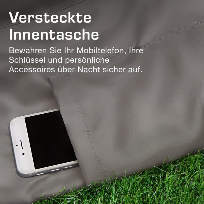 Теплий спальний мішок-мумія Active Era Professional 300, 300 г/м, двошаровий наповнювач, 3-4 сезони, для кемпінгу, походів, активного відпочинку на природі (синій), синій спальний мішок-мумія з двоспальним ліжком