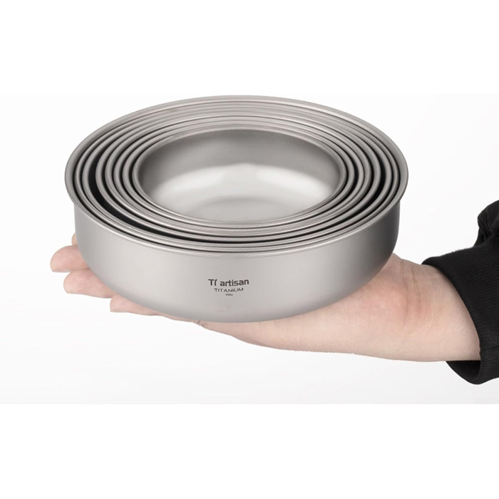 Кемпінгова миска штабельований, легкий посуд для походів, подорожей з рюкзаком та пікніків обєм 3501200 мл, можна мити в посудомийній машині (1050 мл)