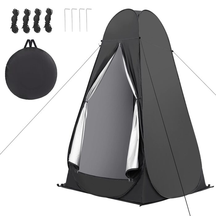 Портативний висувний душовий намет - водонепроникний, туалетний намет, пляжний намет, кемпінговий намет, роздягальня з сумкою для перенесення