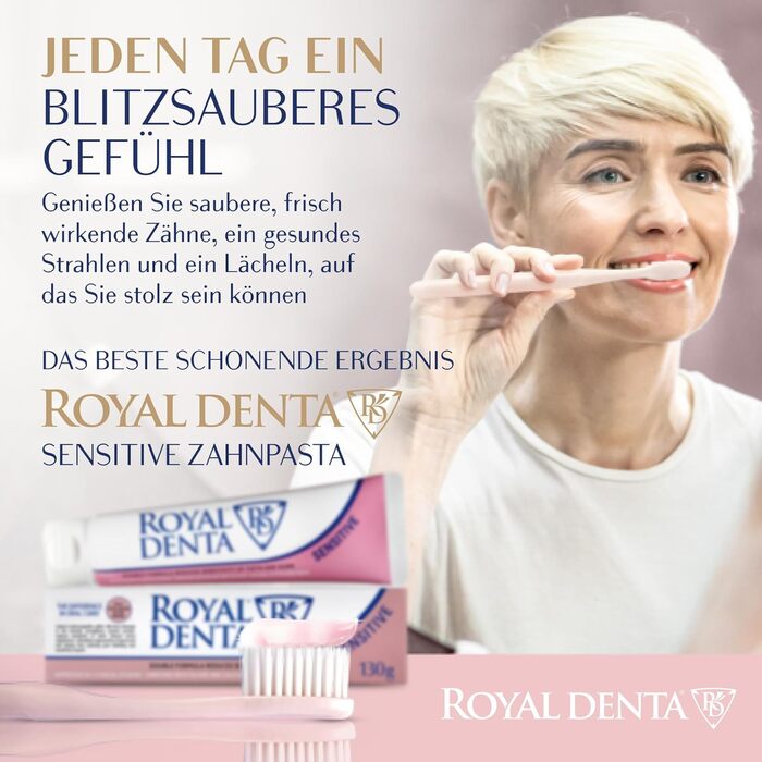 Супер м'яка зубна щітка 4 шт. и Royal Denta зі срібною щетиною для антибактеріального ефекту, ідеальний догляд за чутливими зубами (4 упаковки)