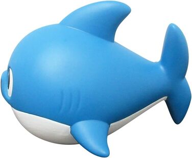 Набір для ванни Baby Shark, 3 шт. (акула, сітка для купання), блакитний, рожевий, жовтий, білий