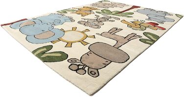 Килимок ручної роботи Savann, Килимок для дитячої кімнати, 170 x 240 см, Дитячий килимок для дітей, Ігровий килимок для немовлят,