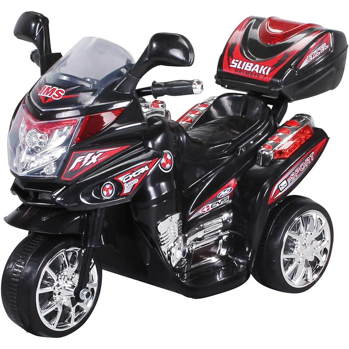 Дитячий електромотоцикл C051 - Вантажопідйомність 25 кг - Електричний дитячий триколісний велосипед зі звуковим модулем - Дитячий