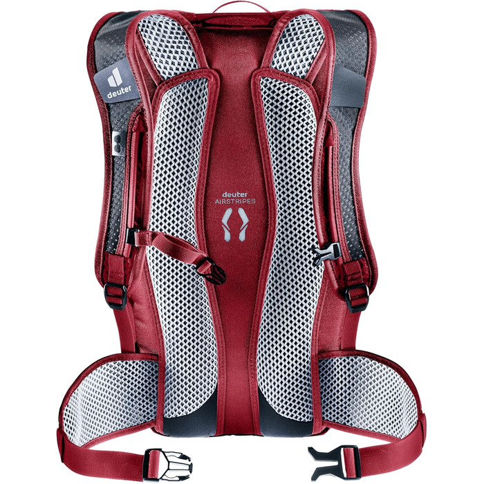 Велосипедний рюкзак Deuter Race 16, вишня-масала, 16 л, з системою Airstripes