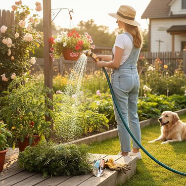 Шланг садовий Relaxdays, 70 метрів, 3/4 дюйма, 3-шаровий, стійкий до перегинів, УФ-стійкий, для поливу саду, зелений