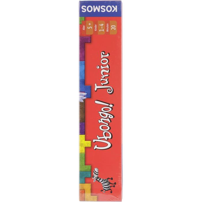 Космос 683429 Убонго Юніор, швидка дитяча гра від 5 років, гра-головоломка, для 1-4 осіб, настільна гра, сімейна гра, подарунок на день народження