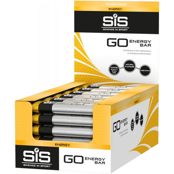 Енергетичні батончики Science in Sport GO Mini 40 г, 30 шт., бананово-карамельні - смачні вуглеводні батончики з 26 г вуглеводів, постачальники енергії для силових тренувань