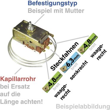 Термостат K59-H1346 для холодильників BSH, Bosch 167223, Siemens, Miele, Liebherr