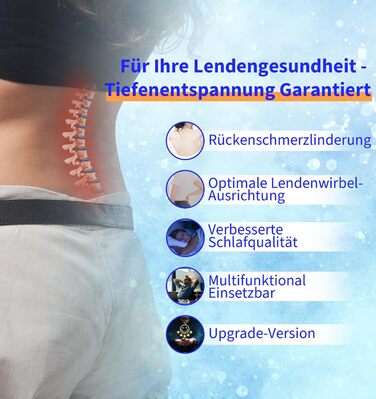 Ортопедична подушка для поперекової підтримки, ергономічна спинка та поперекова підтримка з піни з ефектом пам&39яті для ліжка та дивана розвантаження попереку охолоджувальна, знімна, чохол можна прати, синій