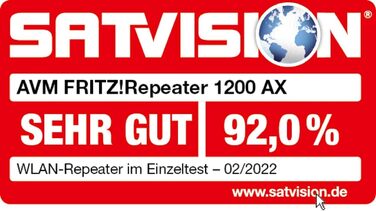 АВМ ФРІЦ Репітер 1200 AX (Wi-Fi 6, WLAN Mesh) Wi-Fi повторювач одинарний