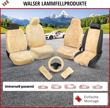 Підтримка шиї Walser з овечої шкіри Mila, подушка для шиї в автомобіль виготовлена зі 100 овечої шкіри, подушка для шиї в автомобіль, дорожня подушка для шиї, дорожня подушка, подушка для подорожей у літаку, подушка для літака, чорна підтримка шиї