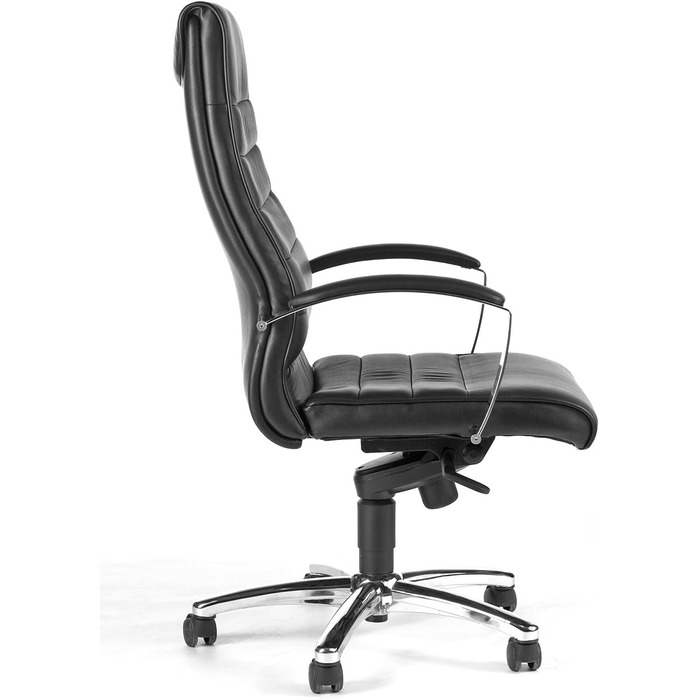 Офісне крісло Topstar Designer, розкішне крісло керівника TD Luxe 10, шкіряне, чорного кольору, 0, чорного кольору