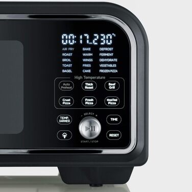 Цифрова піч для піци SEVERIN SERICO, електронна піч для піци з цифровим дисплеєм і безпечним сенсорним корпусом, діапазон температур 40 400C, 20 автоматичних програм, для внутрішнього та зовнішнього використання, чорна, PG 8575