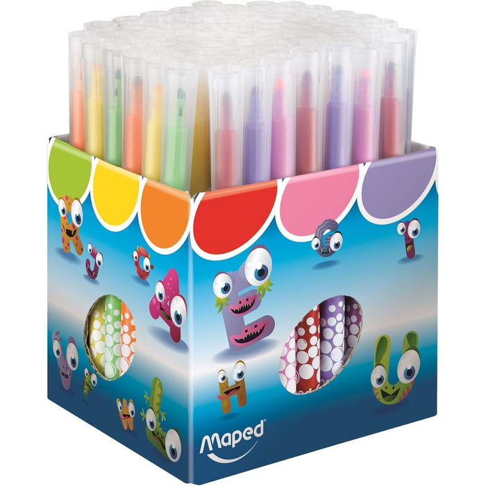 Дисплей 72 шт., 845000 Fibre Pen COLOR'PEPS Long Life