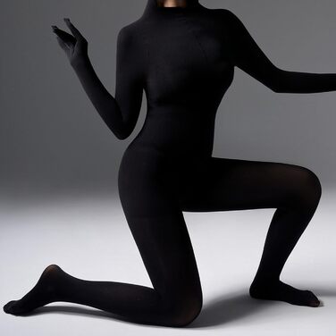 Бодістокінг RUIBAVYA, з довгим рукавом, 120D, чорний