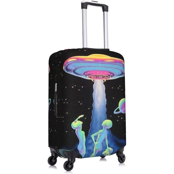 Чохол для валізи Raumschiff, міцний захист, підходить для багажу розміром 45,7 - 81,3 см, малий, Чорний