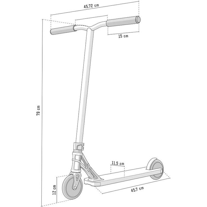 Самокат-шредер Педальний самокат Самокат Kickscooter Самокат Stunt Scooter (фіолетовий)