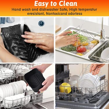 Аксесуари для фритюрниці 10 шт. - Аксесуари для фритюрниці Ninja Foodi AF400EU AF300EU 7.6L-9.5L та інші аксесуари для двозонної фритюрниці Ninja - стійки, силіконова форма, аксесуари для фритюрниці, масляний спрей тощо