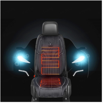 Чохли для сидінь NURII з підігрівом 12 В, інтелектуальне керування, регульована температура Підігрів сидінь Uto 12 В Універсальні чохли для сидінь Comfort UTO для вантажівки, -1Pckung 1Pckung (D, 1 упаковка)