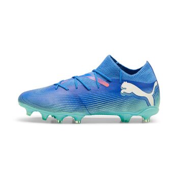 Футбольні бутси Puma Unisex Future 7 Match Fg/Ag 42.5 EU Bluemazing Puma White Electric Peppermint