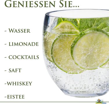 Набір меламінового посуду Jesolo Grey для 2 осіб, вигляд кераміки, можна мити в посудомийній машині, аксесуари для кемпінгу, каравану, фестивалю, пікніка, садової вечірки, 8 предметів - прозорий стакан для напоїв 400 мл