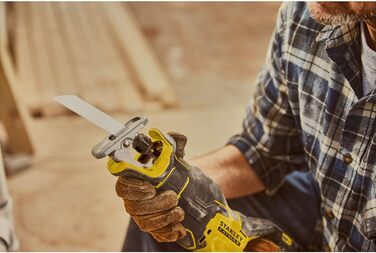 Акумуляторна зворотно-поступальна пила Stanley FatMax V20 SFMCS310B (18 В, довжина ходу 29 мм, безщітковий двигун, регульована шви