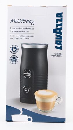 Спінювач молока 18200090 (холодне і тепле спінювання, 460 Вт), чорна кавоварка для капучино