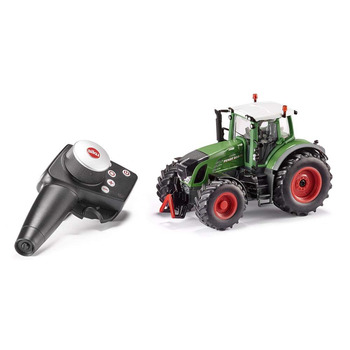 Радіокерований трактор Fendt 939, масштаб 132, з пультом дистанційного керування, метал/пластик, зелений колір, працює від батарейок, сумісний з причіпним обладнанням, 6880