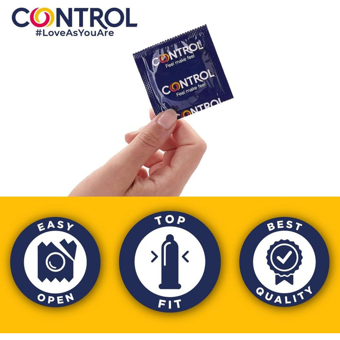 Презервативи з натурального латексу CONTROL CHOCOLATE зі смаком шоколаду - 24 шт. и. Шоколадно-коричневі, 24 шт. и (1 упаковка)