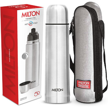 Термопляшка MILTON Thermosteel Flip Lid 1000, 1 л, сріблястий