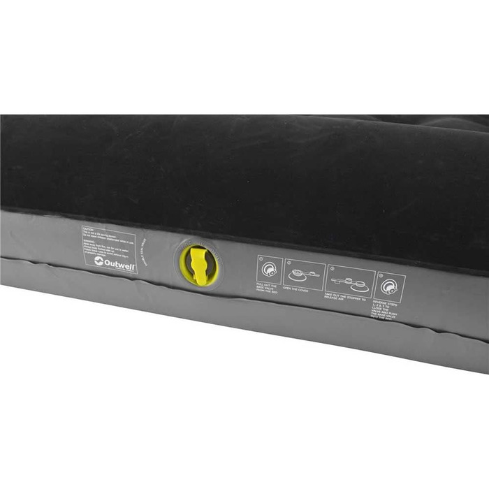 Двоспальний матрац Outwell Flock Classic з подушкою та повітряним насосом