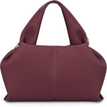 Сумка JQWYGB Cloud Pouch, сумка для пельменів, клатч, сумка, жіноча сумка-тоут, сумка через плече, ретро-сумка через плече зі знімним ремінцем, бордовий