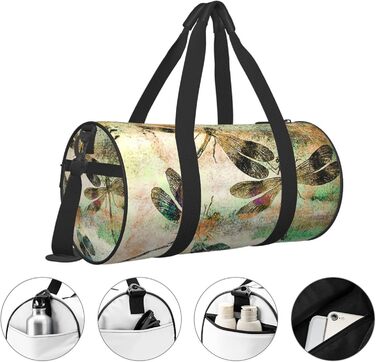 Дорожня сумка з квітковим принтом, спортивна сумка для чоловіків та жінок, сумка-мішок, спортивна сумка