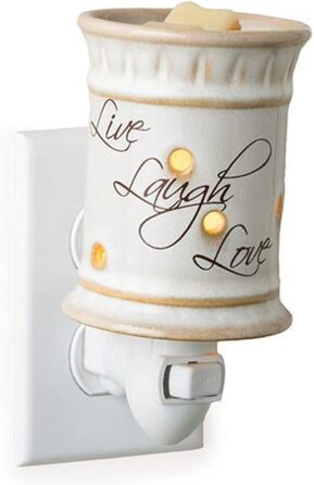 Електрична ароматична лампа Candle Warmers на розетку LIVE LAUGH LOVE