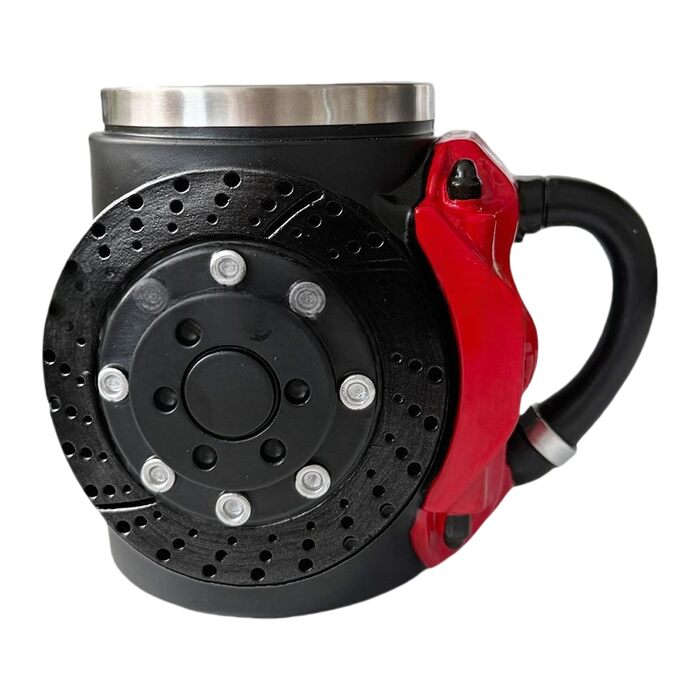 Оригінальні кавові кружки Гальмівний диск Кружка з нековзною основою на кожен день народження, Різдво