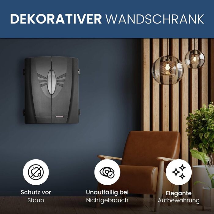 Електронна мішень для дартсу Dartona CB160 Cabinet Офіційний турнірний розмір Електронна мішень для дартсу Турнірна дошка з 33 іграми та понад 160 варіаціями