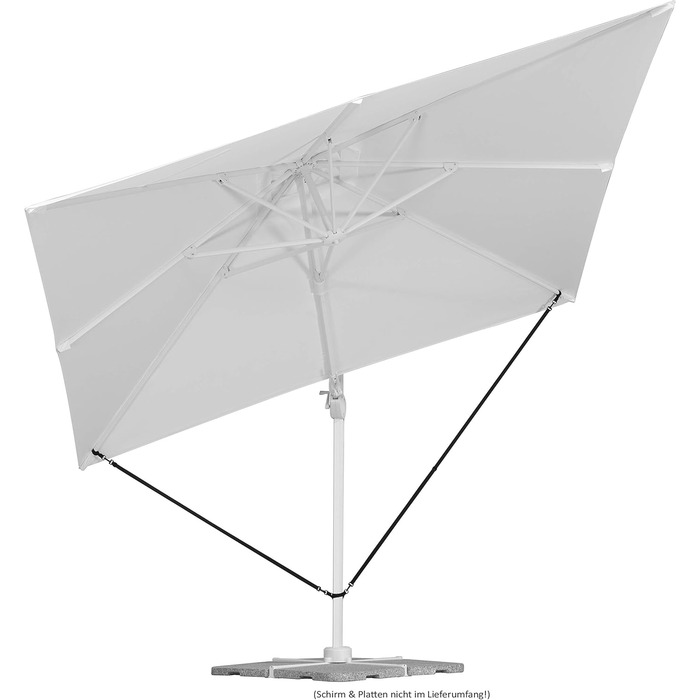 Вітрозахист Schneider для консольних парасольок, 313-00, чорна поліестерова стрічка, 0,09 кг, 273 x 2 x 0,2 см, антрацит