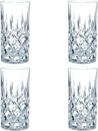 Набір склянок для довгих напоїв Spiegelau & Nachtmann Nachtmann Noblesse, набір з 8 склянок, склянка для води, склянка для соку, к